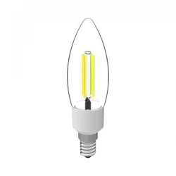 ΛΑΜΠΑ ΚΕΡΙ C35 FILAMENT 2,5W 525LM E14 4000K CLEAR EUROLAMP