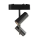 ΣΠΟΤ ΜΑΥΡΟ ΜΑΓΝΗΤΙΚΗΣ ΡΑΓΑΣ ULTRA SLIM 2x8W 3CCT ΜΕ TRIAC EUROLAMP