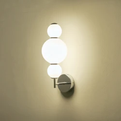 ΑΠΛΙΚΑ ΤΟΙΧΟΥ ΑΛΟΥΜΙΝΙΟ 12,6W 3000K 1440lm 175x450mm  ΛΕΥΚΟ  ARTE ILLUMINA BLOSSOM