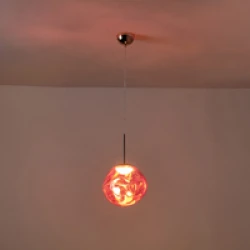 ΦΩΤΙΣΤΙΚΟ ΚΡΕΜΑΣΤΟ ΣΤΡΟΓΓΥΛΟ LED 6W 3000K 600lm Φ30 ΡΟΖ ΧΡΥΣΟ ARTE ILLUMINA PICADILLY