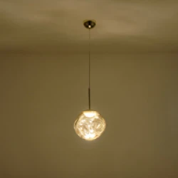 ΦΩΤΙΣΤΙΚΟ ΚΡΕΜΑΣΤΟ ΣΤΡΟΓΓΥΛΟ LED 6W 3000K 600lm Φ30 ΧΡΥΣΟ ARTE ILLUMINA PICADILLY