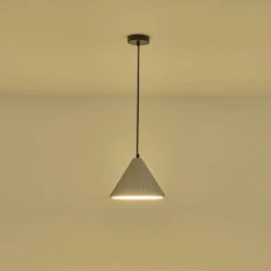 ΦΩΤΙΣΤΙΚΟ ΚΡΕΜΑΣΤΟ ΓΥΨΙΝΟ ΓΚΡΙ 1XE27 MAX 15W 240X240X210mm ARTE ILLUMINA PLATRE