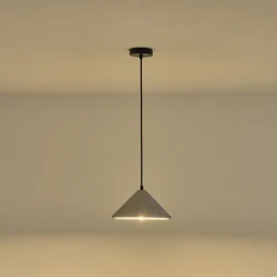 ΦΩΤΙΣΤΙΚΟ ΚΡΕΜΑΣΤΟ ΓΥΨΙΝΟ ΓΚΡΙ 1XE27 MAX 15W 250X250X1240mm ARTE ILLUMINA PLATRE