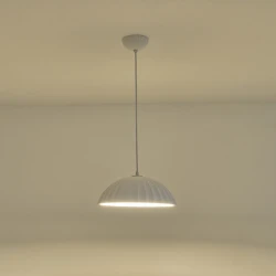 ΦΩΤΙΣΤΙΚΟ ΚΡΕΜΑΣΤΟ ΓΥΨΙΝΟ ΛΕΥΚΟ 1XE27 Max 15W 350X350X130mm ARTE ILLUMINA CALCO