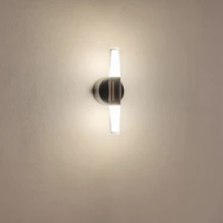 ΑΠΛΙΚΑ TOIXOY LED 6W 3000K 600lm Φ80X240mm ΑΛΟΥΜΙΝΙΟ ΜΑΥΡΟ ΧΡΥΣΟ ARTE ILLUMINA VELAS