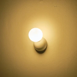ΑΠΛΙΚΑ TOIXOY ΜΕΤΑΛΛΙΚΗ LED G9 MAX 25W 100X120mm ΛΕΥΚΟ ARTE ILLUMINA TERPSI