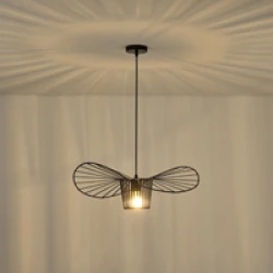 ΦΩΤΙΣΤΙΚΟ ΚΡΕΜΑΣΤΟ ΜΕΤΑΛΛΙΚΟ 1XE27  Max 15W 600X600X1270mm ΜΑΥΡΟ ARTE ILLUMINA OGGI