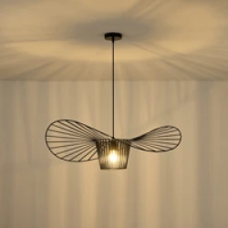 ΦΩΤΙΣΤΙΚΟ ΚΡΕΜΑΣΤΟ ΜΕΤΑΛΛΙΚΟ 1XE27  Max 15W 800X800X1270mm ΜΑΥΡΟ ARTE ILLUMINA OGGI