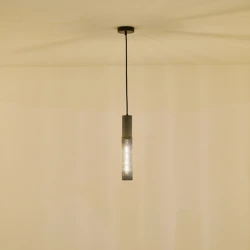 ΦΩΤΙΣΤΙΚΟ ΚΡΕΜΑΣΤΟ ΓΥΨΙΝΟ ΜΑΥΡΟ 1XE27 MAX 40W 655X655X380mm ARTE ILLUMINA SCOURO