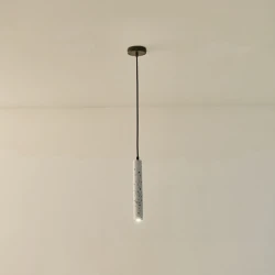 ΦΩΤΙΣΤΙΚΟ ΚΡΕΜΑΣΤΟ ΓΥΨΙΝΟ ΛΕΥΚΟ GU10 MAX 3W 45X45X300mm ARTE ILLUMINA SALPICO