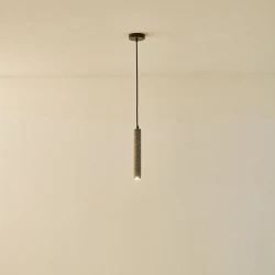 ΦΩΤΙΣΤΙΚΟ ΚΡΕΜΑΣΤΟ ΓΥΨΙΝΟ ΓΚΡΙ GU10 MAX 3W 45X45X300mm ARTE ILLUMINA SALPICO