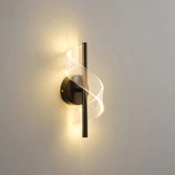 ΑΠΛΙΚΑ ΜΑΥΡΗ ΑΚΡΥΛΙΚΗ 8W 720lm 3000K 650X490mm ARTE ILLUMINA SILK