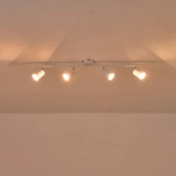 ΣΠΟΤ ΜΕΤΑΛΛΙΚΟ 4ΦΩΤΟ ΛΕΥΚΟ 4XGU10 Max 7W  790X80X165mm ARTE ILLUMINA OLYMP