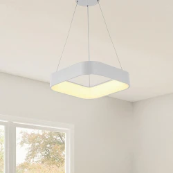ΦΩΤΙΣΤΙΚΟ ΚΡΕΜΑΣΤΟ ΤΕΤΡΑΓΩΝΟ LED 40W 3000Κ 60X60X15 ΛΕΥΚΟ - EUROLAMP