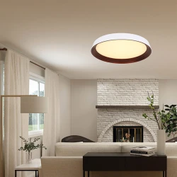ΠΛΑΦΟΝΙΕΡΑ LED 60W Φ700X90 3000Κ ΛΕΥΚΗ/ΜΠΡΟΝΖΕ - EUROLAMP