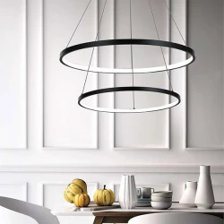 ΦΩΤΙΣΤΙΚΟ ΚΡΕΜΑΣΤΟ ΣΤΡΟΓΓΥΛΟ LED 37W Φ40XΦ60X120 ΜΑΥΡΟ - EUROLAMP