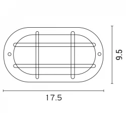 ΚΑΡΑΒΟΧΕΛΩΝΑ ΠΛΑΣΤΙΚΗ ΤΥΠΟΥ LEGRAND 28W EUROLAMP