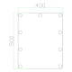 ΚΑΘΡΕΠΤΗΣ ΜΑΚΙΓΙΑΖ ΜΕ LED ΠΑΡΑΛΛΗΛΟΓΡΑΜΜΟΣ 40X50 CM - EUROLAMP