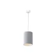 Inlight Κρεμαστό φωτιστικό λευκό από γύψο 1XΕ27 D:15cm (4062-White) Viokef