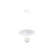 Inlight Κρεμαστό Φωτιστικό LED 5W 3CCT για Ultra-Thin μαγνητική ράγα σε λευκή απόχρωση D:23X20cm (TMU0240-White)