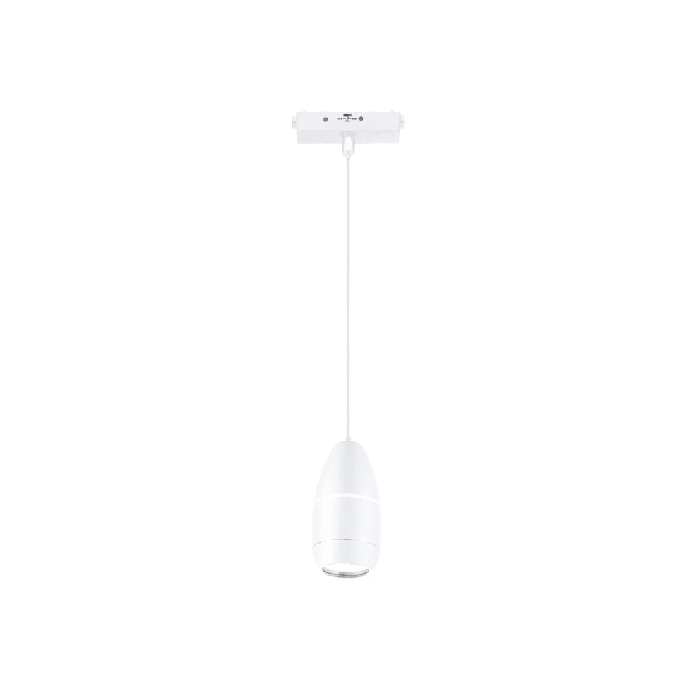 Inlight Κρεμαστό Φωτιστικό LED 5W 3CCT για Ultra-Thin μαγνητική ράγα σε λευκή απόχρωση D:9Χ12cm (TMU0220-White)