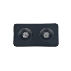 InLight Downlight Mounted σποτ 2*8W 3CCT σε μαύρη απόχρωση (X00270B)