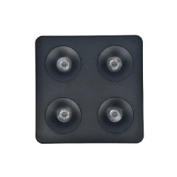 Inlight Downlight Mounted σποτ 4*8W 3CCT σε μαύρη απόχρωση (X00290B)