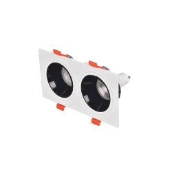 Inlight Downlight σποτ GU10 σε λευκή και μαύρη απόχρωση (X00330WB)