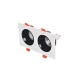 Inlight Downlight σποτ GU10 σε λευκή και μαύρη απόχρωση (X00330WB)