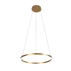 Inlight Κρεμαστό φωτιστικό LED 45W 3CCT (by switch on base) D:100cm (6095-AA-Golden)