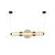 Inlight Κρεμαστό φωτιστικό LED 50W από γυαλί D:80x20cm (4078-Smoky)