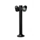 it-Lighting Shasta 2xGU10 Outdoor Pole Light Black D:150x305x600mm (80400814)