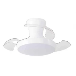 it-Lighting CLARK Ανεμιστήρας Οροφής με LED 24W, DC Μοτέρ & Smart App - Total White (102001110)