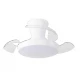 it-Lighting CLARK Ανεμιστήρας Οροφής με LED 24W, DC Μοτέρ & Smart App - Total White (102001110)