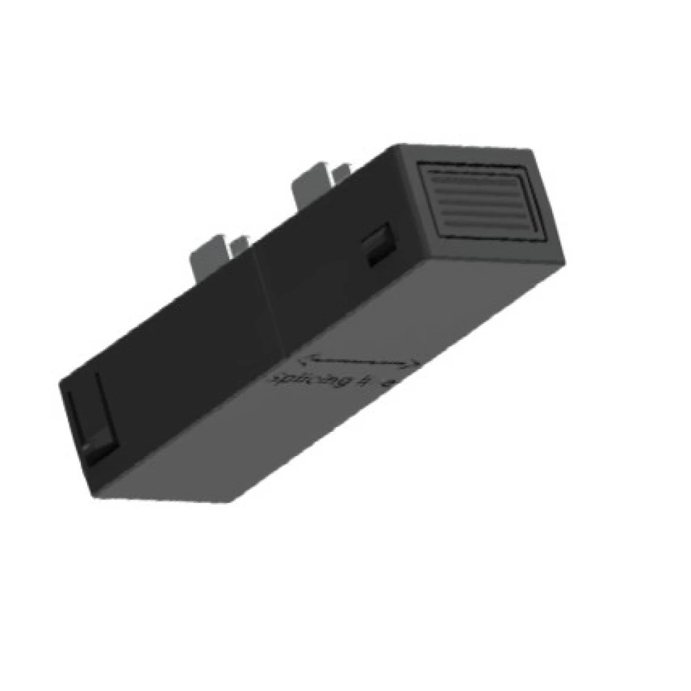 InLight Εξάρτημα τροφοδοσίας ευθείας σύνδεσης για μαγνητική ράγα 220V σε μαύρη απόχρωση (TCM2005)