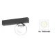 Inlight Φωτιστικό LED 7W 3CCT για μαγνητική ράγα 220V σε μαύρη απόχρωση D:8X10cm (TM20090)
