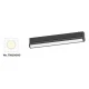 Inlight Γραμμικό Φωτιστικό LED 15W  3CCT 120°,για Μαγνητική Ράγα 220V  σε μαύρη απόχρωση D: 33,4x6x3,3cm (TM20080)