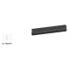 Inlight Γραμμικό Φωτιστικό LED 18W με Anti-glare Dots 3CCT 24° για μαγνητική Ράγα 220V  σε μαύρη απόχρωση D: 33,4x6x3,3cm (TM20070)