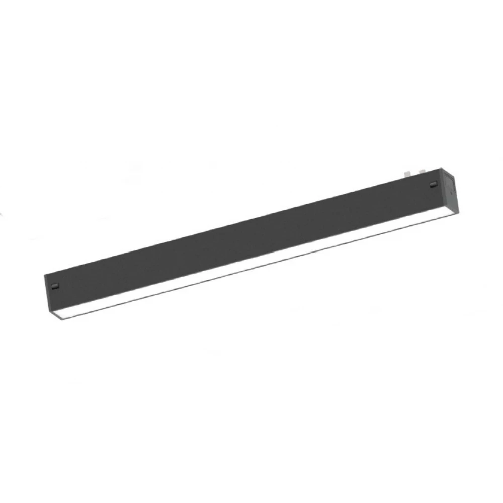 Inlight Γραμμικό Φωτιστικό LED 15W 3CCT 120° για μαγνητική Ράγα 220V  σε μαύρη απόχρωση D: 32,8x3cm (TM20030)