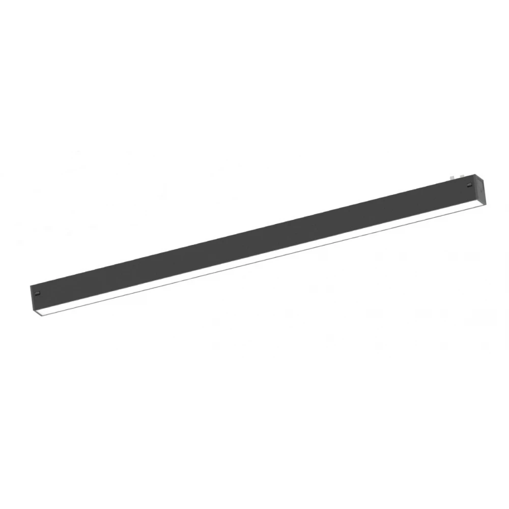 Inlight Γραμμικό Φωτιστικό LED 25W 3CCT 120° για μαγνητική Ράγα 220V  σε μαύρη απόχρωση D: 54,5x3cm (TM20040)