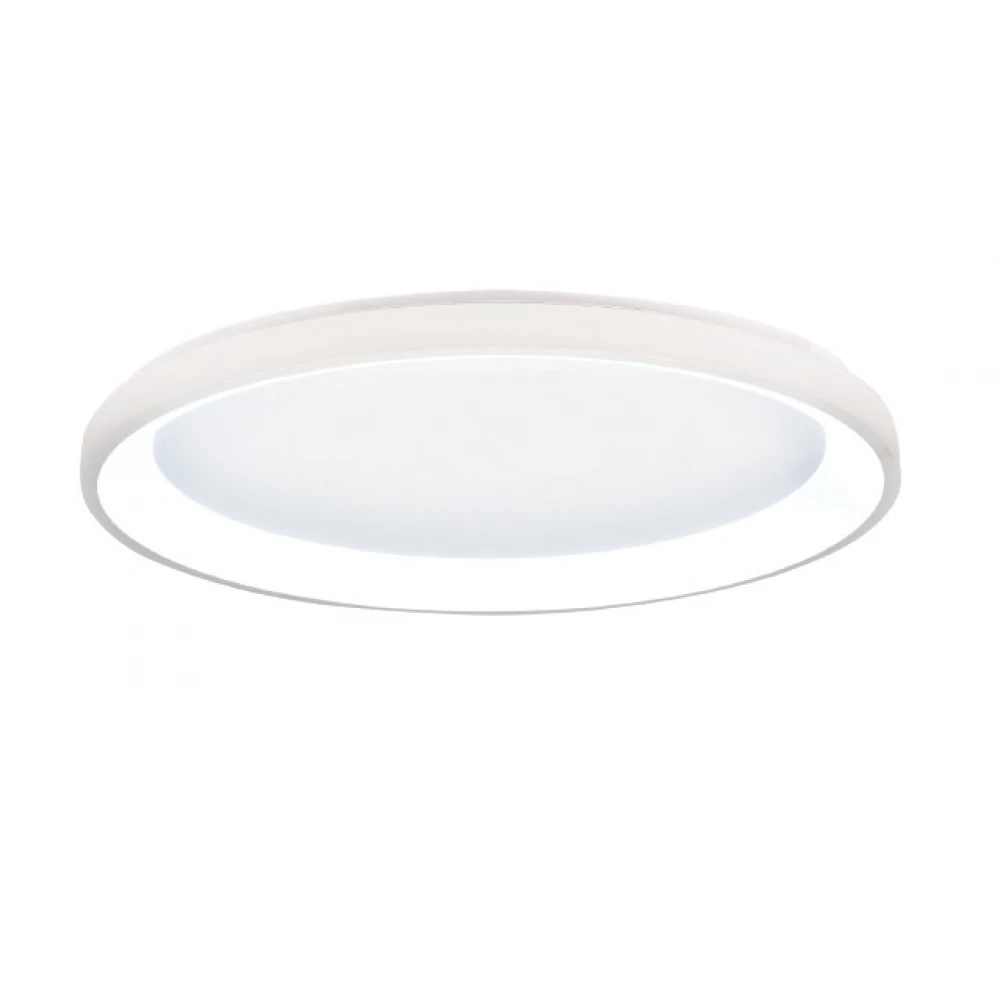 Inlight Πλαφονιέρα οροφής LED 28W 3CCT από λευκό μέταλλο και ακρυλικό D:50x5cm (42044-C-White)
