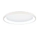 Inlight Πλαφονιέρα οροφής LED 28W 3CCT από λευκό μέταλλο και ακρυλικό D:50x5cm (42044-C-White)