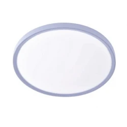 Inlight Πλαφονιέρα οροφής LED 40W 3CCT (by switch on base) σε ασημί απόχρωση D:50x2,5cm (42036-B-Sillver)