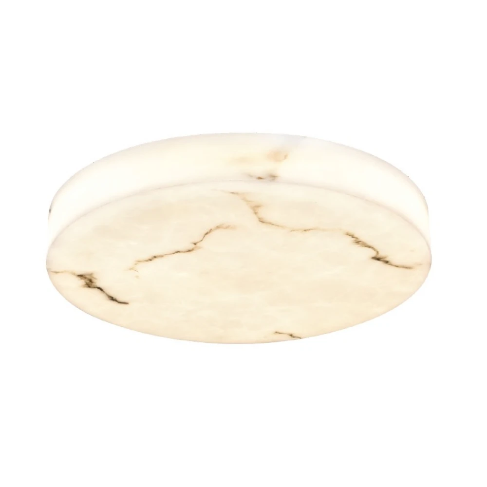 InLight Φωτιστικό οροφής, LED 64W Alabaster & ritine, 7040 lm, 3CCT (by switch on base) D:80x6cm (42053-A)