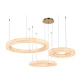 InLight Κρεμαστό φωτιστικό, Alabaster, 65W, 7150 lm, 3CCT (by switch on base)D: 80X6cm-60X6cm-40X6cm(6115-A)