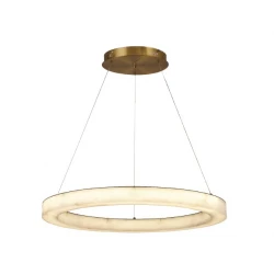 InLight Κρεμαστό φωτιστικό, Alabaster, 25W, 2750 lm, 3CCT (by switch on base)D: 60X6cm(6115-B)