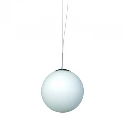 InLight Κρεμαστό φωτιστικό από λευκή οπαλίνα 1XE27 D:40cm (4253-Β)