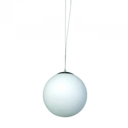 InLight Κρεμαστό φωτιστικό από λευκή οπαλίνα 1XE27 D:25cm (4253-Δ)