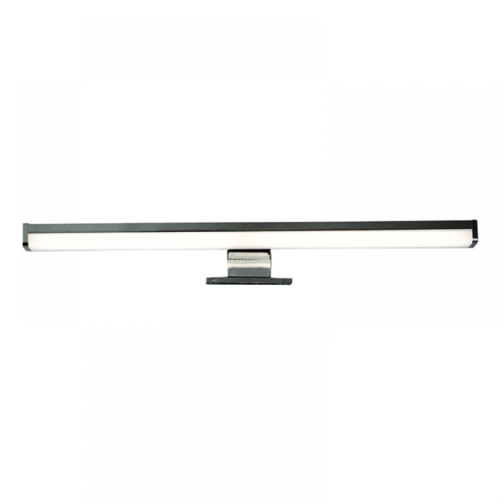 InLight Επιτοίχιο φωτιστικό LED 15W 4000K από πλαστικό σε χρώμιο απόχρωση D:60cm (1043-Α) ΜΕ ΤΡΕΙΣ ΤΡΟΠΟΥΣ ΤΟΠΟΘΕΤΗΣΗΣ