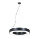 InLight Κρεμαστό φωτιστικό LED 70W 3000K σε μαύρη απόχρωση D:120cm (6041-120-BL)